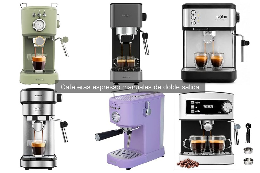 Cómo lograr el mejor espresso con una cafetera manual doble