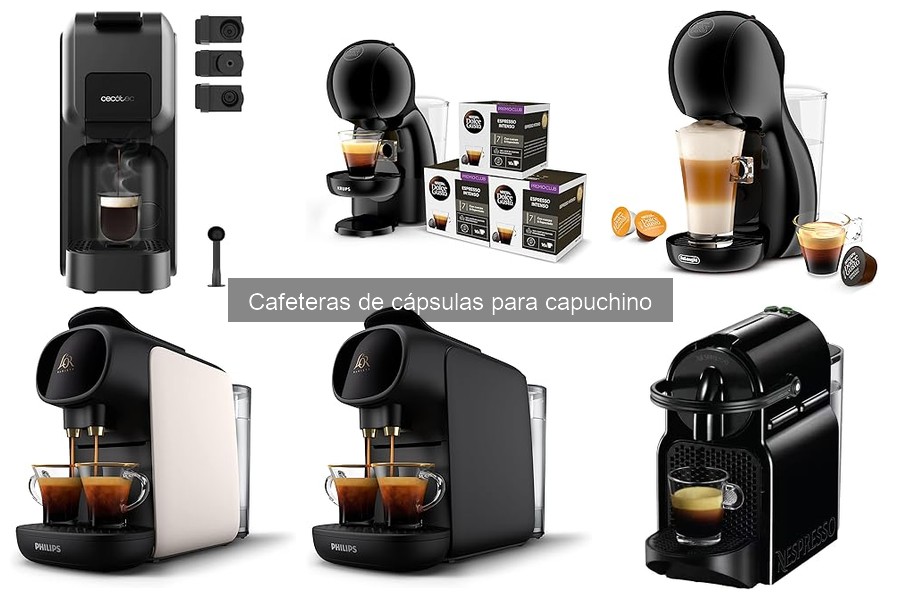 Cómo usar cafeteras de cápsulas para preparar capuchino
