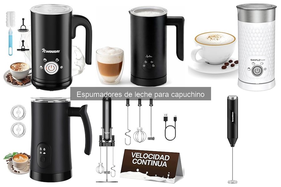 Cómo usar un espumador de leche para capuchino correctamente