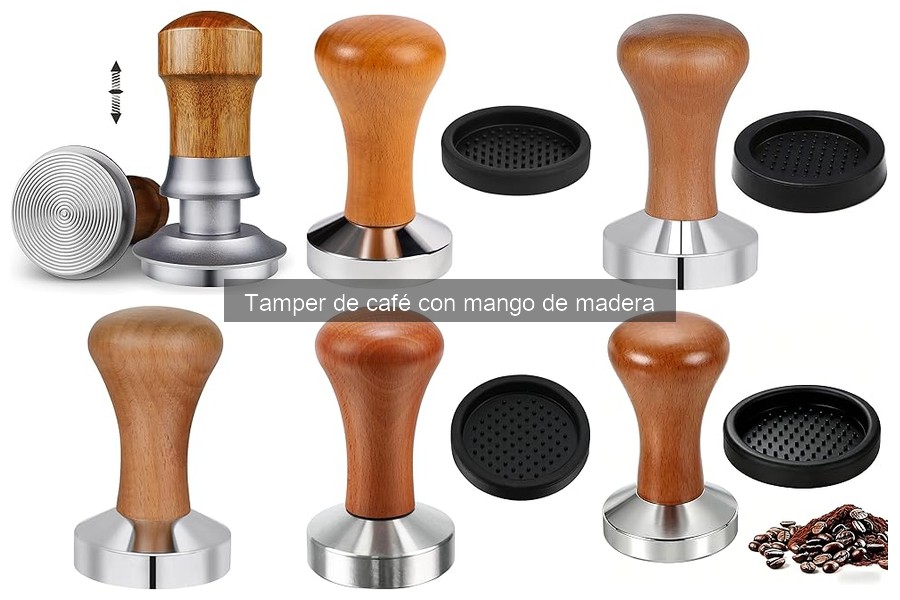 Cómo usar un tamper de café con mango de madera eficazmente