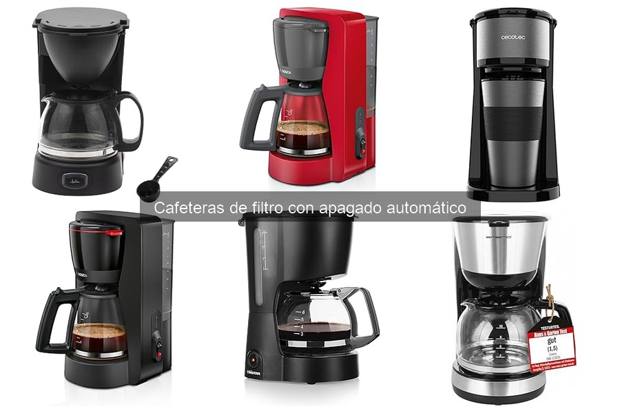Cómo usar una cafetera de filtro con apagado automático