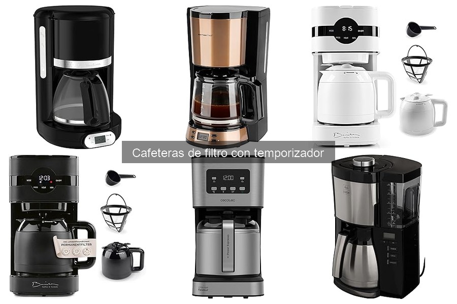 Cómo usar una cafetera de filtro con temporizador para café perfecto