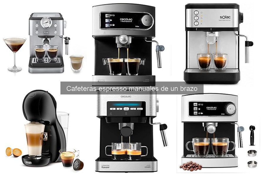 Cómo usar una cafetera espresso manual de un brazo