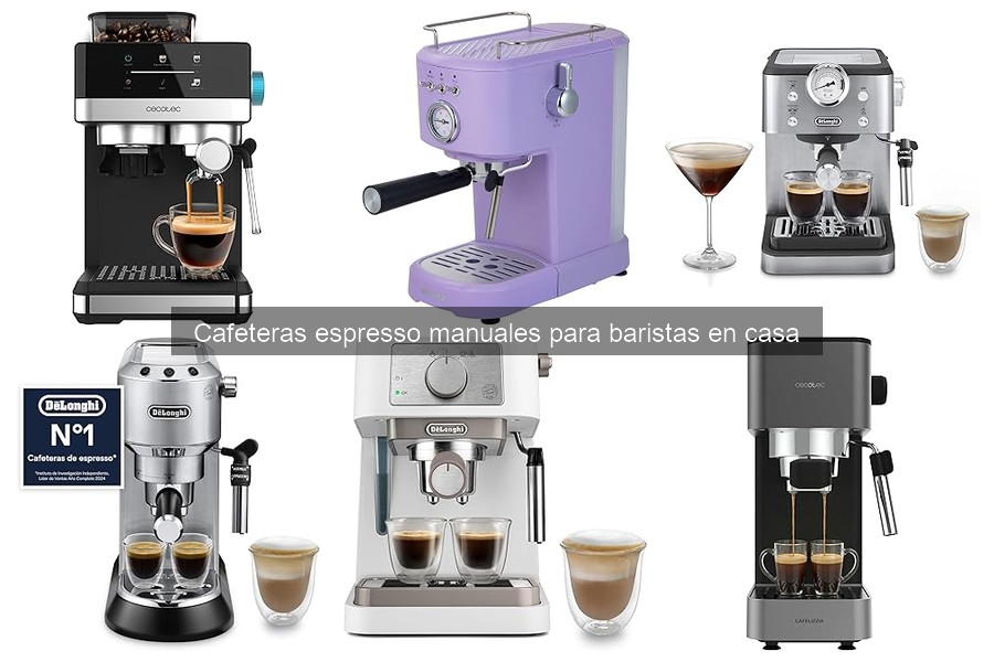 Cómo usar una cafetera espresso manual para baristas en casa