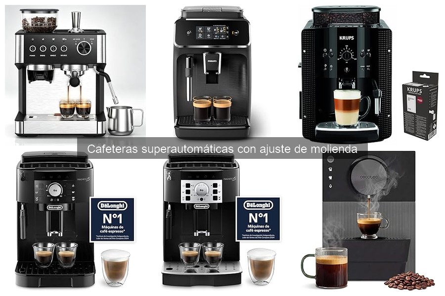 Cómo usar una cafetera superautomática con ajuste de molienda
