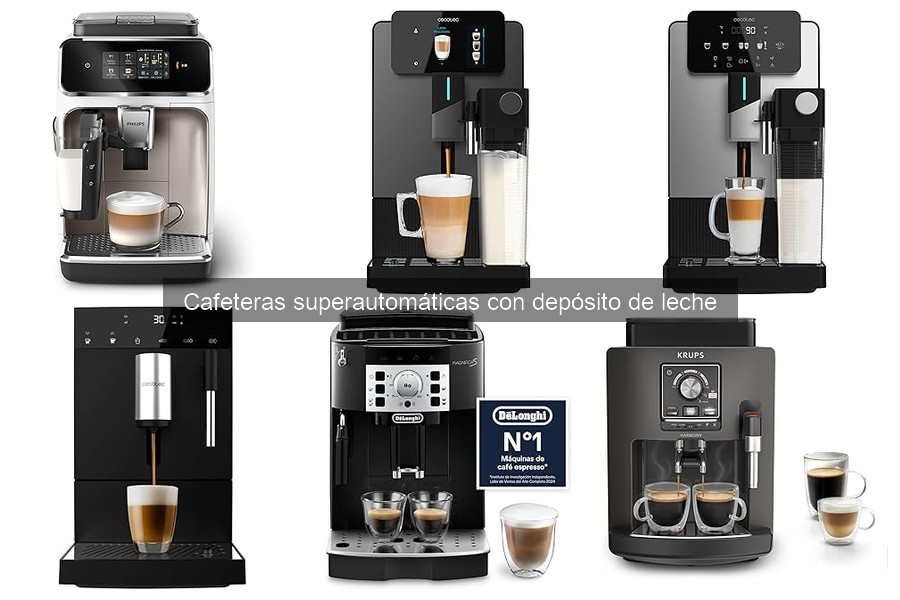 Cómo usar una cafetera superautomática con depósito de leche
