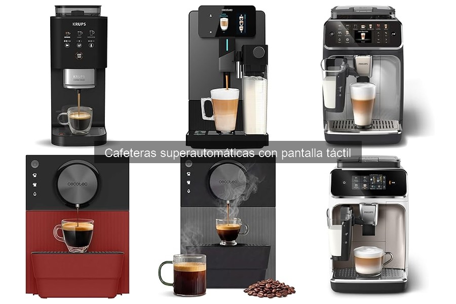 Cómo usar una cafetera superautomática con pantalla táctil