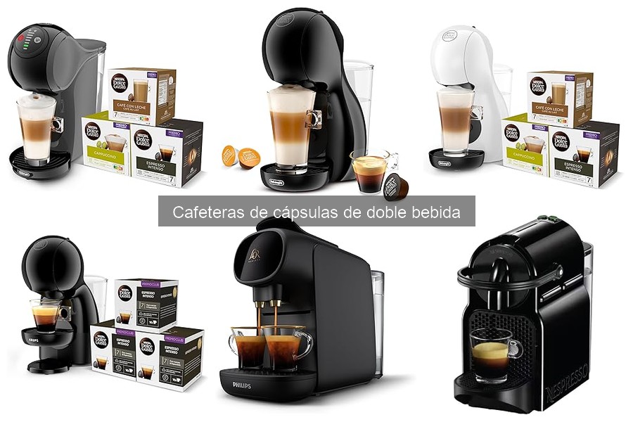 Cómo utilizar tu cafetera de cápsulas de doble bebida