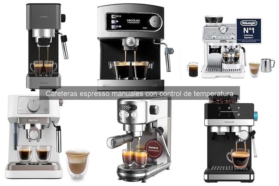 Cómo utilizar tu cafetera espresso manual con control de temperatura