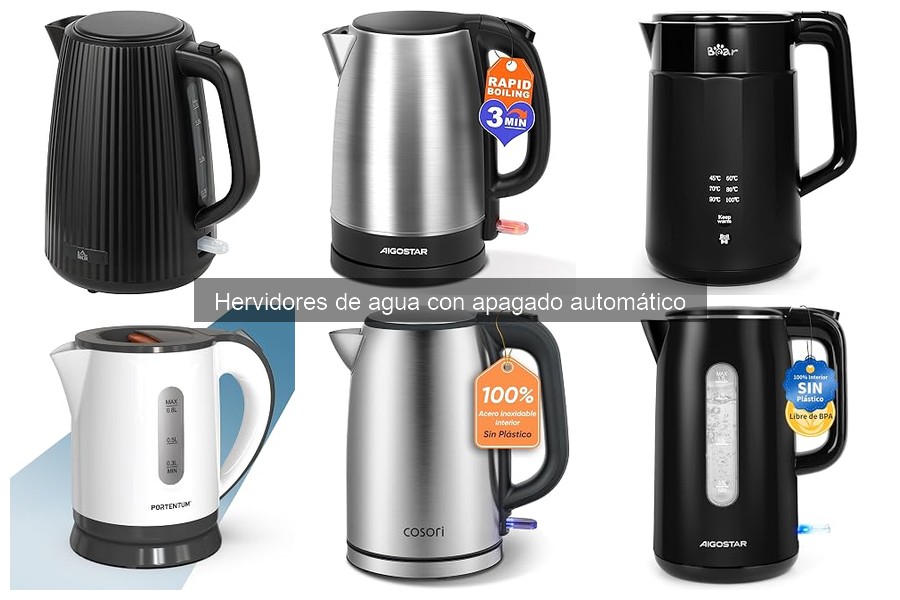Cómo utilizar un hervidor de agua con apagado automático