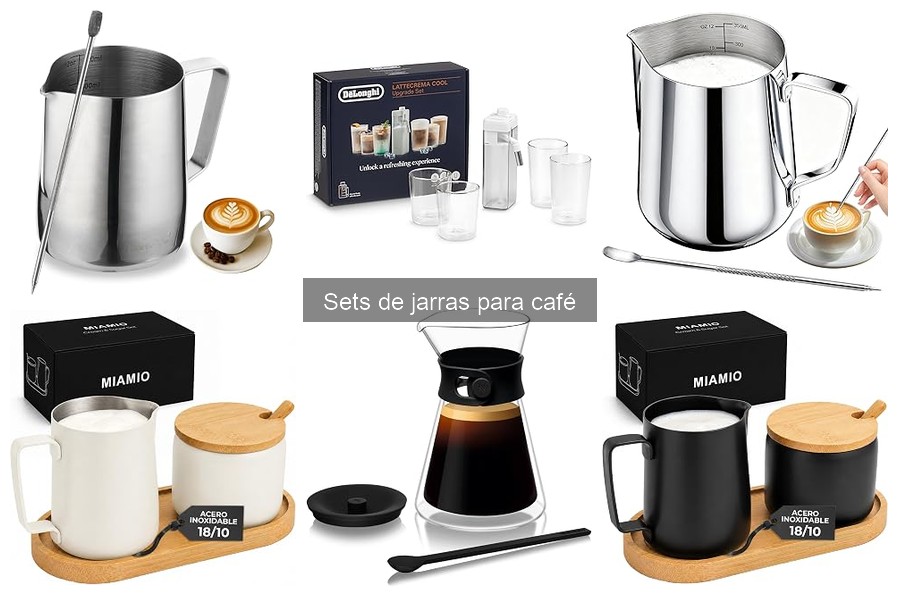 Cómo utilizar un set de jarras para café en casa