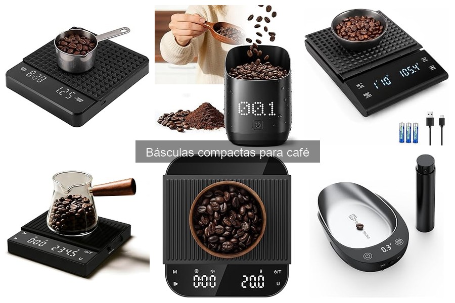Cómo utilizar una báscula compacta para preparar café