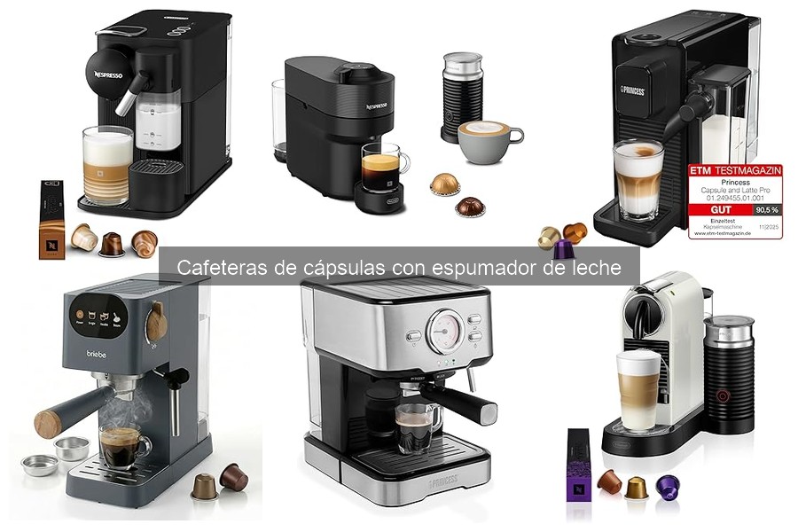 Cómo utilizar una cafetera de cápsulas con espumador de leche