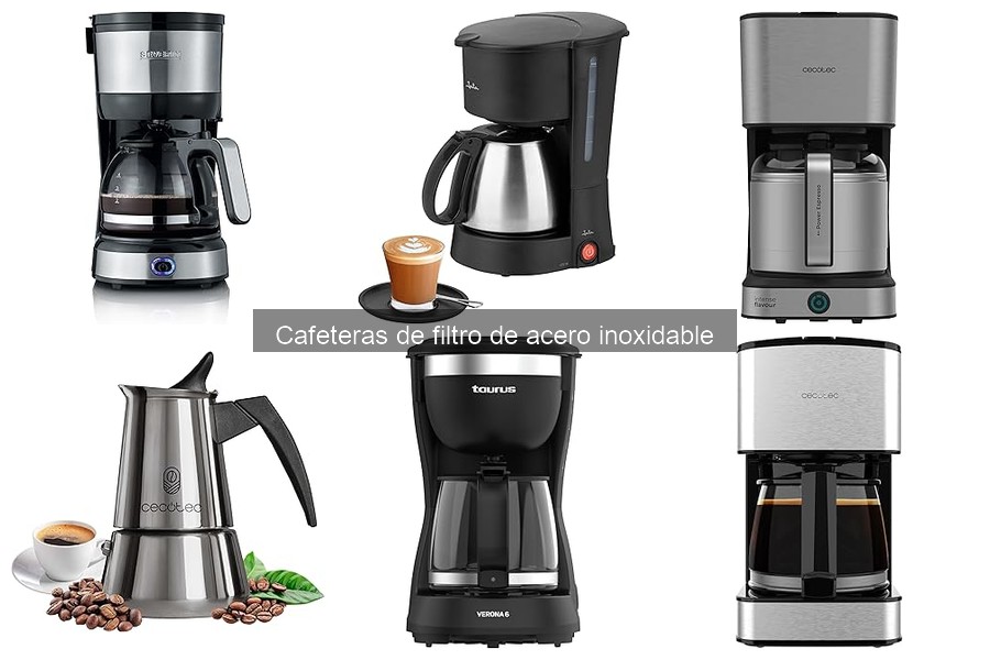 Comparativa: Cafeteras de Filtro de Acero Inoxidable vs Vidrio