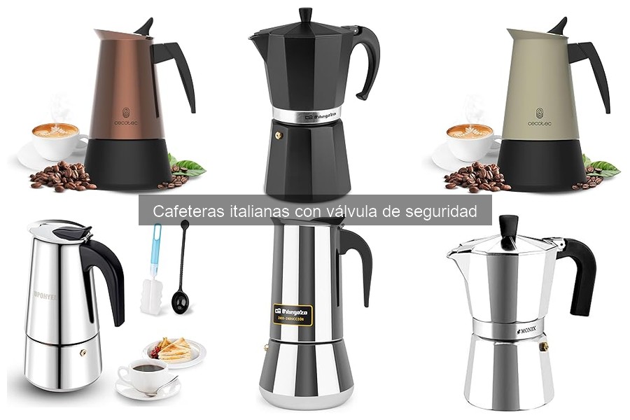 Comparativa: Cafeteras Italianas con y sin Válvula de Seguridad