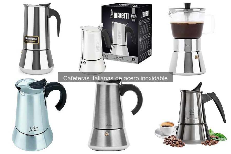 Comparativa: Cafeteras Italianas de Acero Inoxidable vs. Aluminio