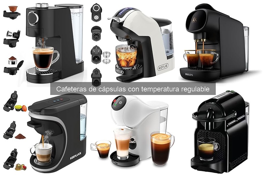 Comparativa de cafeteras de cápsulas con temperatura regulable