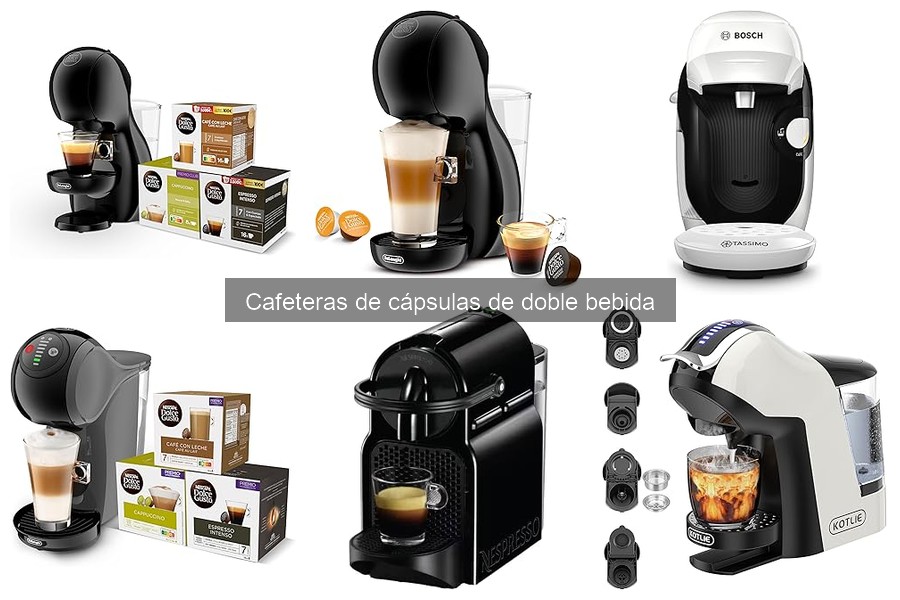 Comparativa de Cafeteras de Cápsulas de Doble Bebida