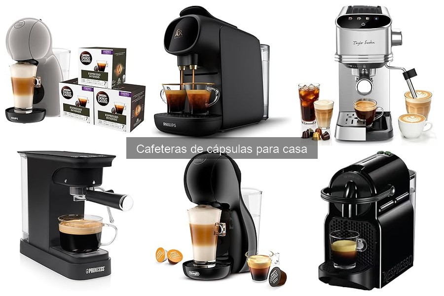 Comparativa de cafeteras de cápsulas para casa: Nespresso y más
