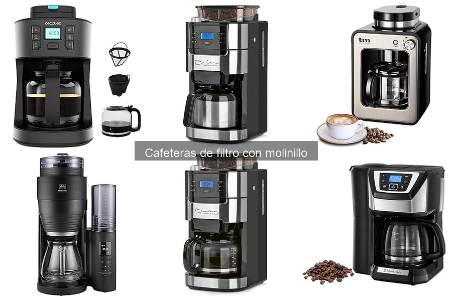 Comparativa de cafeteras de filtro con molinillo: Mejores marcas