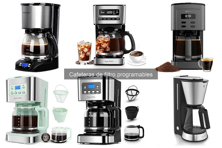 Comparativa de cafeteras de filtro programables: Taylor vs Cecotec vs WMF
