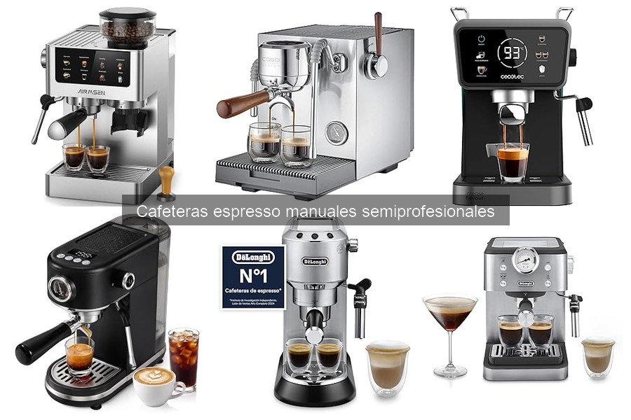 Comparativa de Cafeteras Espresso Manuales Semiprofesionales