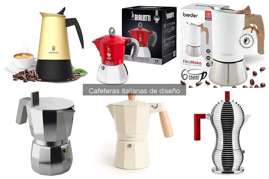Comparativa de Cafeteras Italianas de Diseño: Mejores Marcas