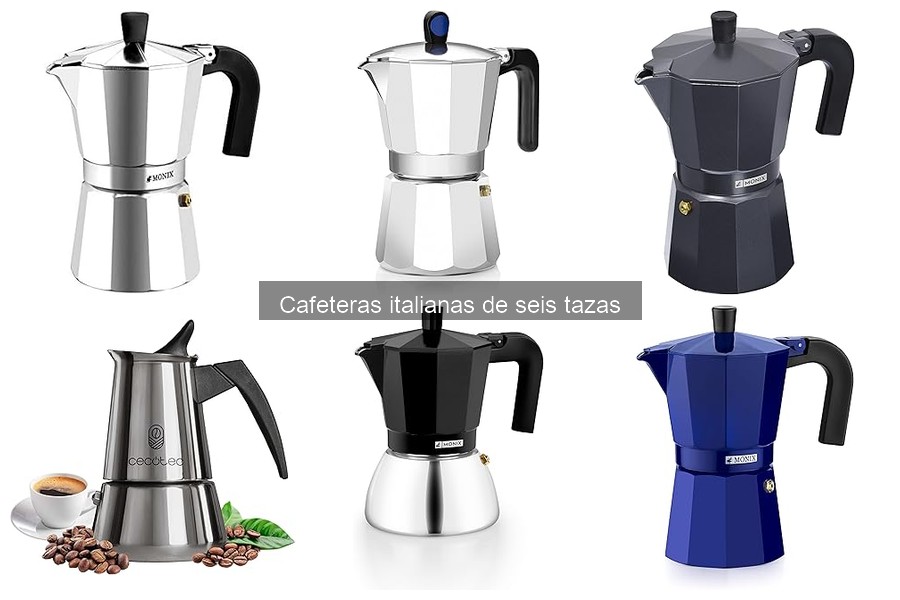 Comparativa de cafeteras italianas de seis tazas: Monix y Orbegozo