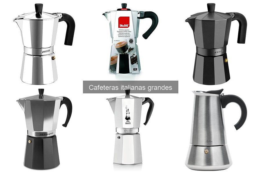 Comparativa de cafeteras italianas grandes: IBILI vs Monix