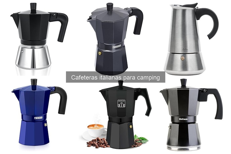 Comparativa de cafeteras italianas para camping en 2023
