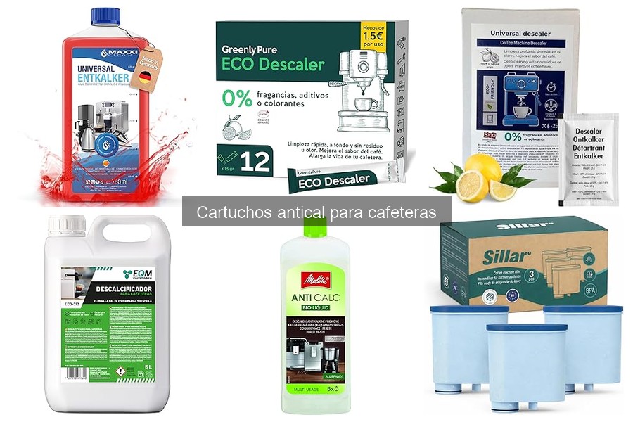 Comparativa de Cartuchos Antical para Cafeteras: Eficacia y Precio