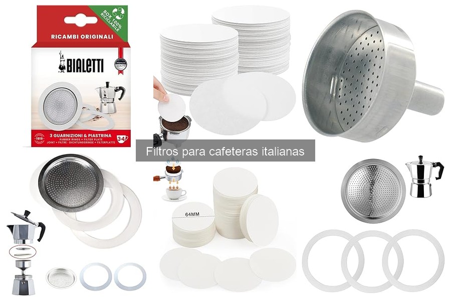 Comparativa de filtros Bialetti para cafeteras italianas