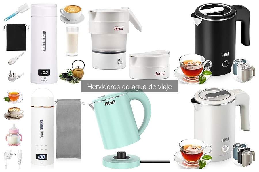 Comparativa de Hervidores de Agua de Viaje: Girmi, LEBENLANG y LUZOON