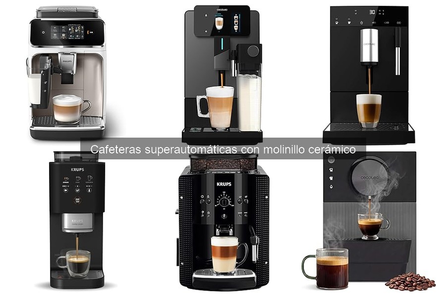 Comparativa de las Mejores Cafeteras Superautomáticas con Molino Cerámico