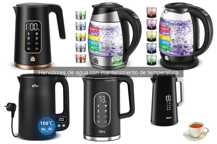 Comparativa de los mejores hervidores de agua con mantenimiento de temperatura