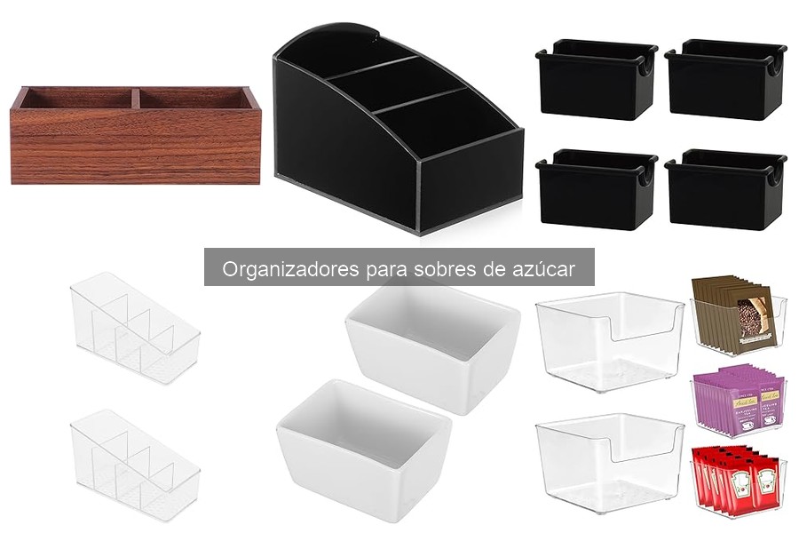 Comparativa de los mejores organizadores para sobres de azúcar