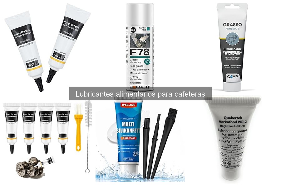 Comparativa de Lubricantes Alimentarios para Cafeteras