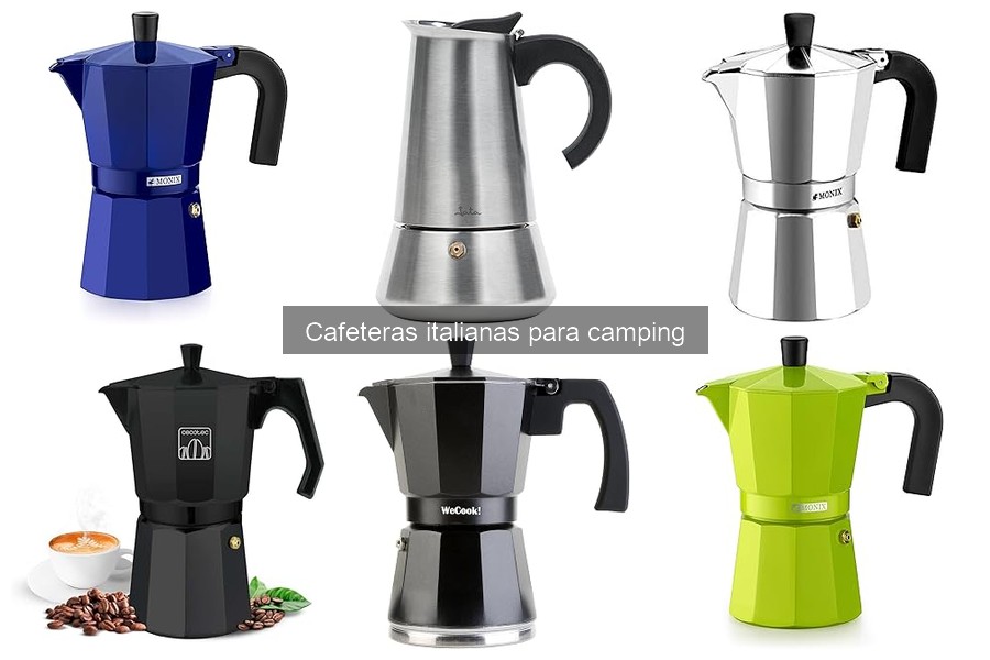 Comparativa de materiales en cafeteras italianas para camping