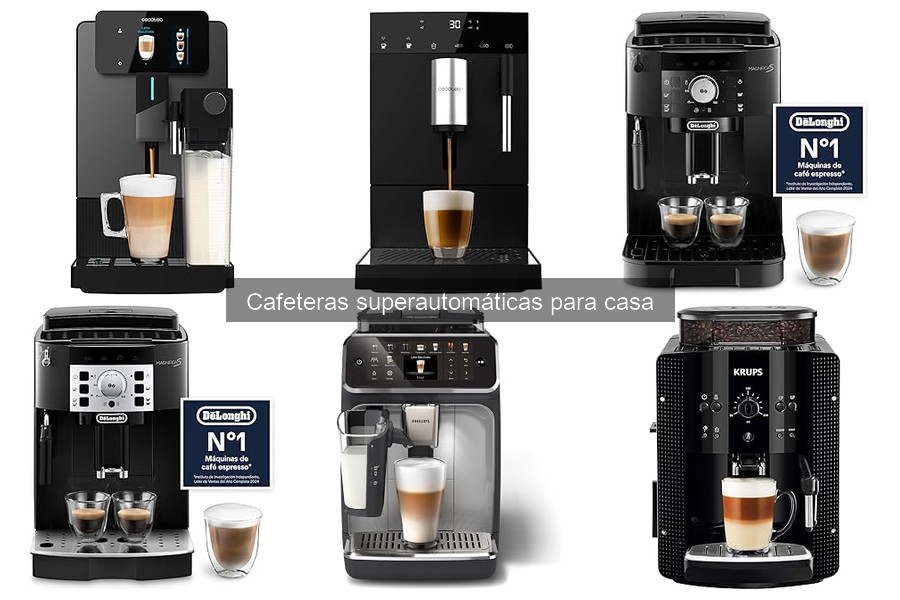 Comparativa de precios de cafeteras superautomáticas para casa