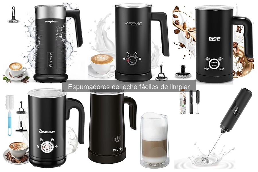 Comparativa de precios de espumadores de leche fáciles de limpiar