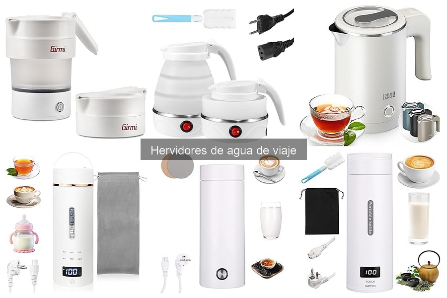 Comparativa de precios de hervidores de agua de viaje