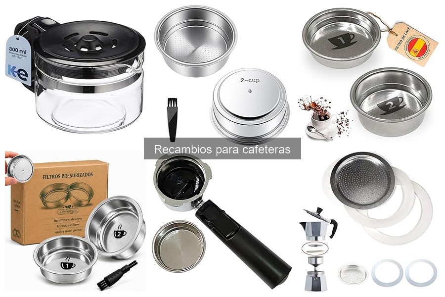 Comparativa de precios de recambios para cafeteras