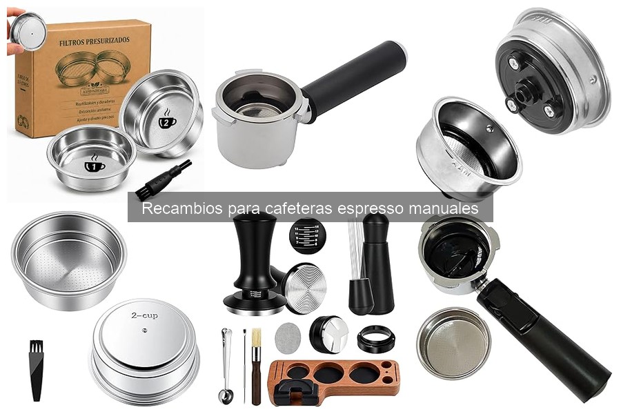 Comparativa de recambios para cafeteras espresso manuales