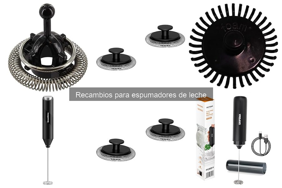 Comparativa de recambios para espumadores de leche