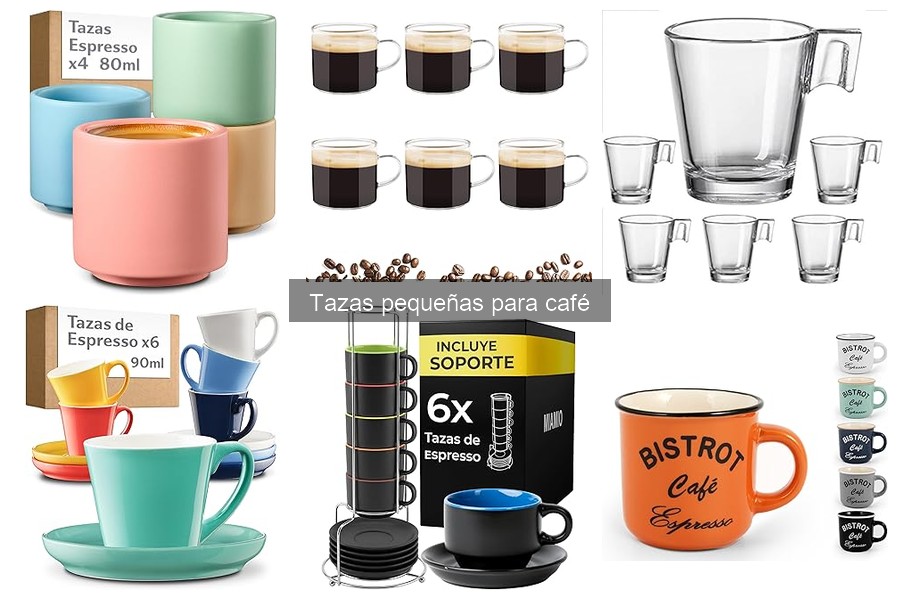 Comparativa de Tazas Pequeñas: Cerámica vs. Vidrio
