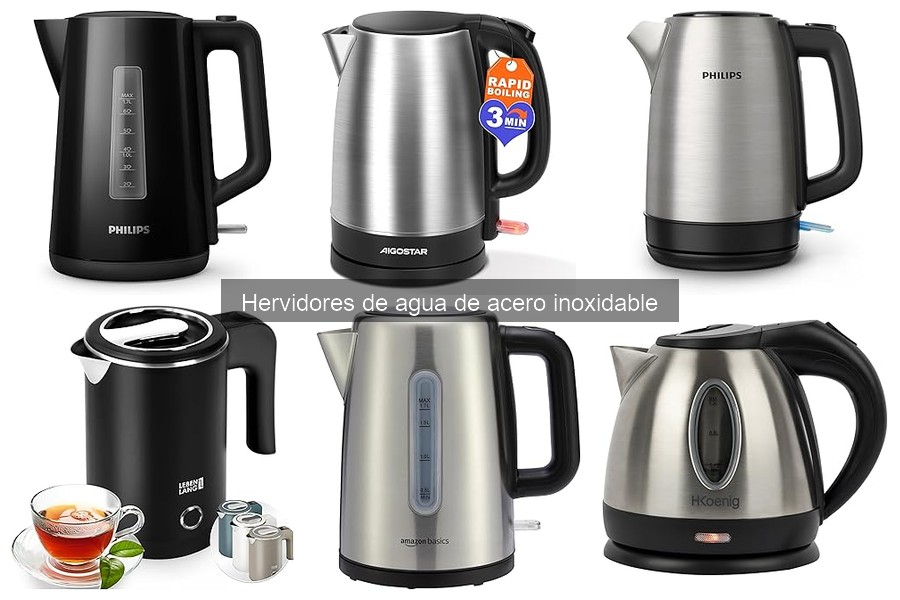 Comparativa: Hervidores de agua de acero inoxidable vs plástico