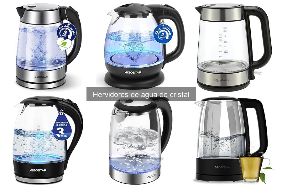 Comparativa: Hervidores de Agua de Cristal vs Acero Inoxidable