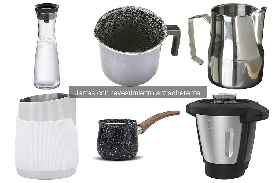 Comparativa: Jarras con Revestimiento Antiadherente vs. Convencionales