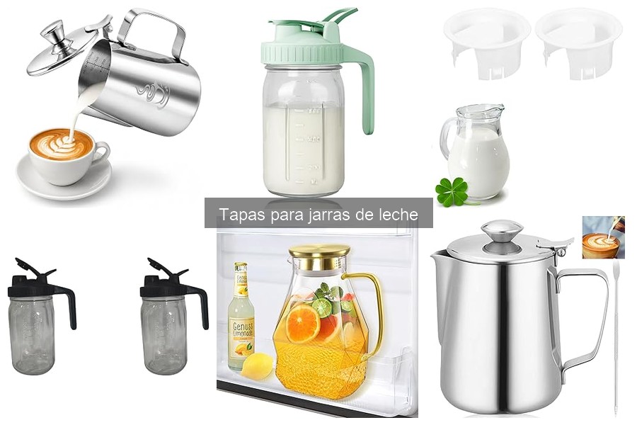 Comparativa: Tapas de plástico vs. acero para jarras de leche