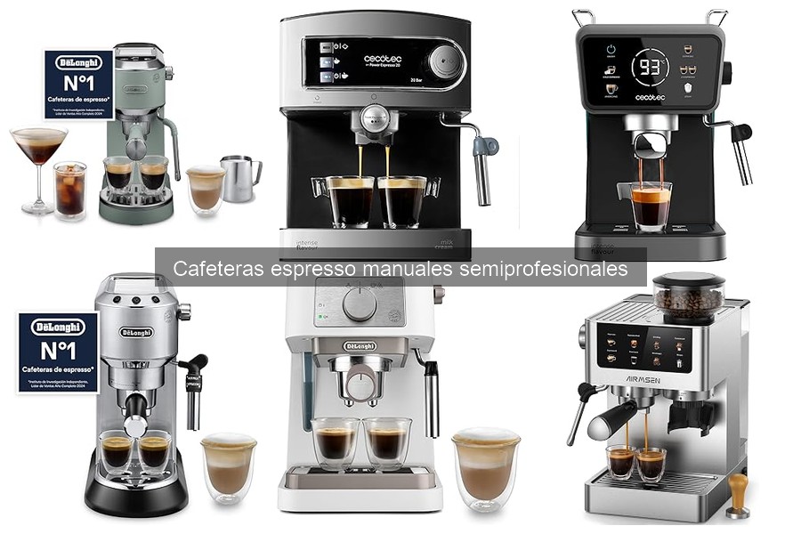 Consejos para usar cafeteras espresso manuales semiprofesionales